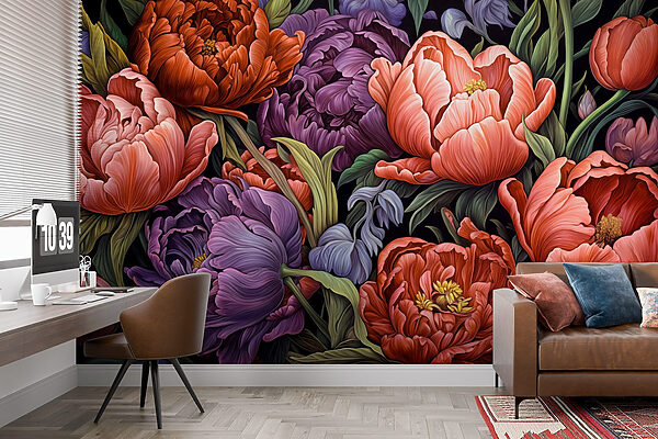 Vibrant blooms in rich colors Vibrant blooms in rich colors