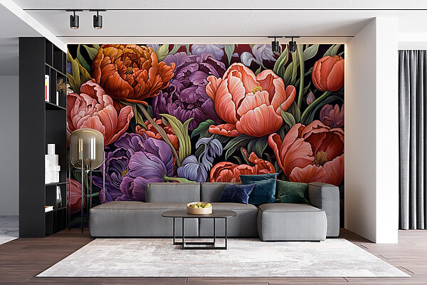 Vibrant blooms in rich colors Vibrant blooms in rich colors