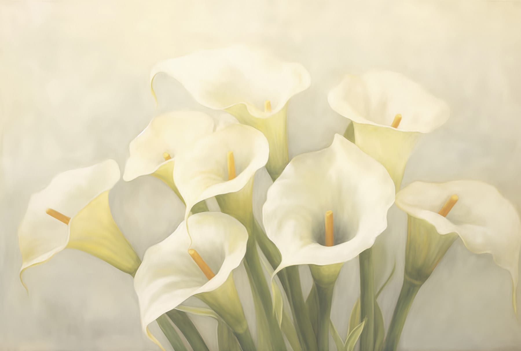 Group of white flowers