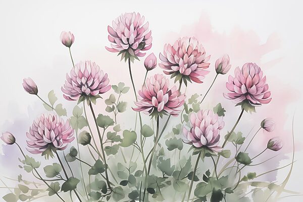 Group of pink flowers Group of pink flowers