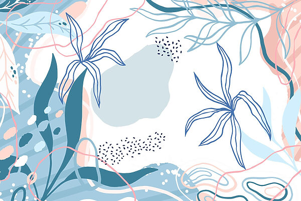 Blue and pink floral pattern Blue and pink floral pattern