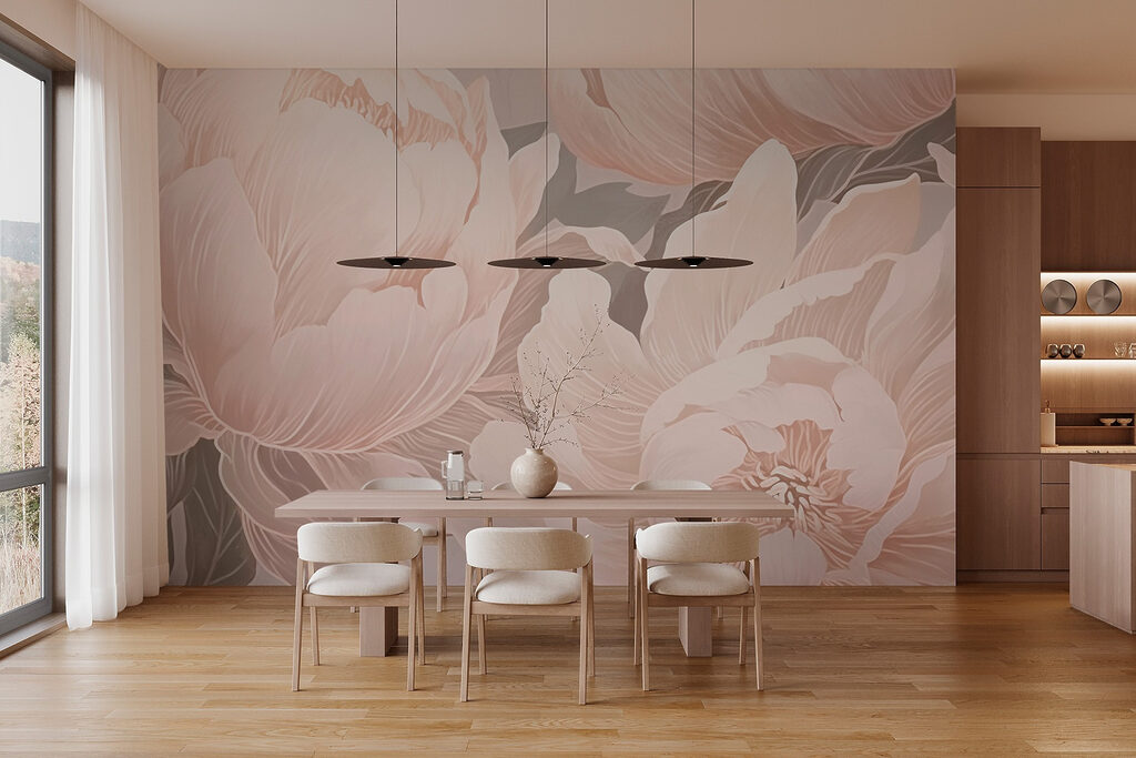 Delicate blossoms in soft hues Delicate blossoms in soft hues