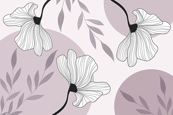 Delicate blooms in soft colors Delicate blooms in soft colors
