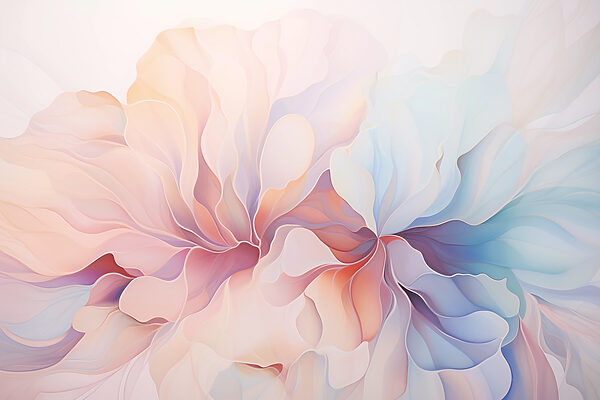 Soft pastels in flowing patterns Soft pastels in flowing patterns