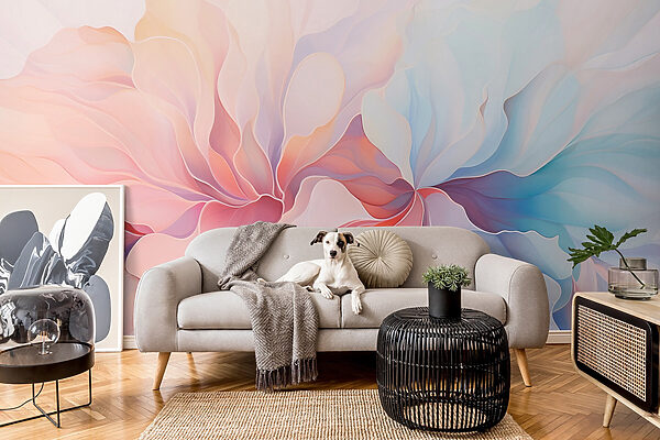 Soft pastels in flowing patterns Soft pastels in flowing patterns