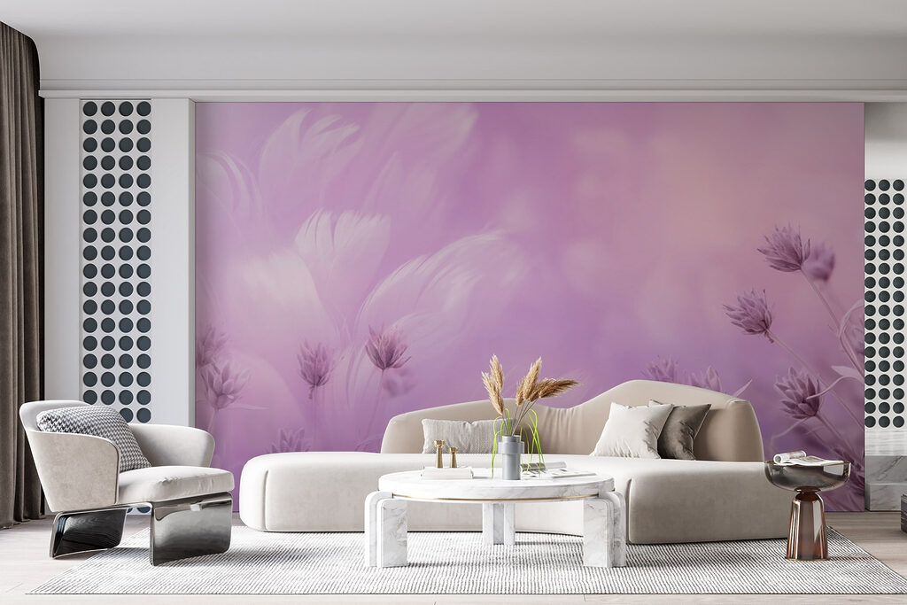 Soft petals in calming hues