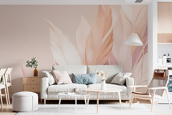 Soft hues of delicate feathers Soft hues of delicate feathers