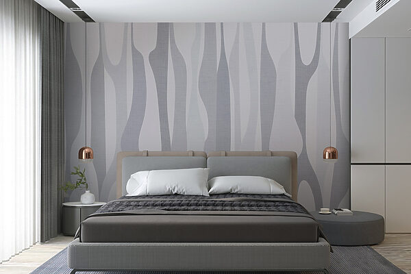 White and grey fabric with a pattern White and grey fabric with a pattern