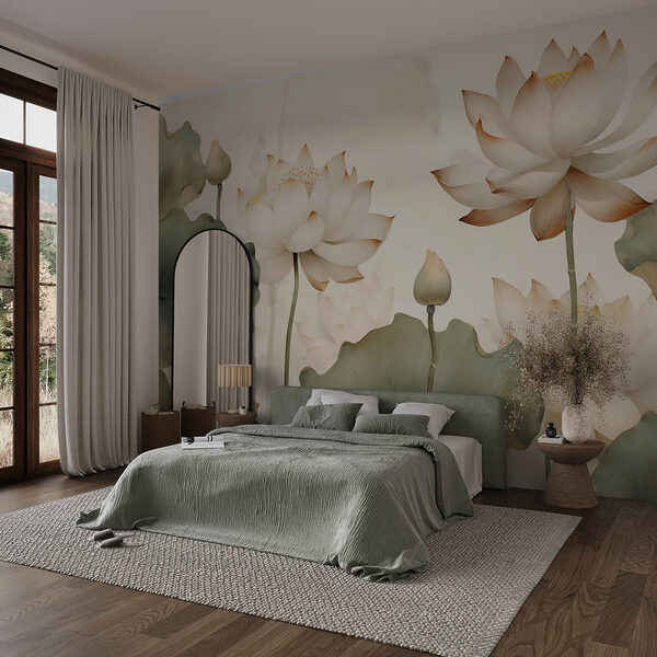 Delicate lilies in soft hues Delicate lilies in soft hues