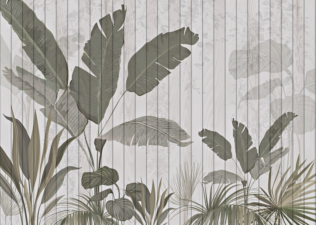 Wallpaper with leaves and plants on it Wallpaper with leaves and plants on it