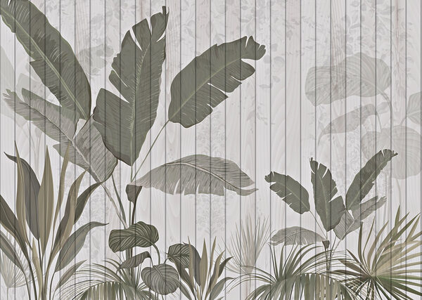 Wallpaper with leaves and plants on it Wallpaper with leaves and plants on it