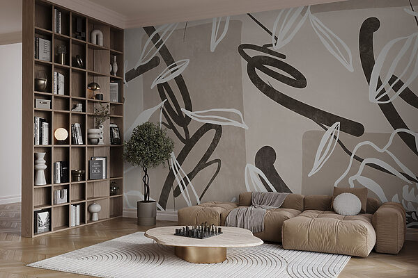 Abstract floral patterns in soft tones w08888pig63r 600x400 - Abstract floral patterns in soft tones