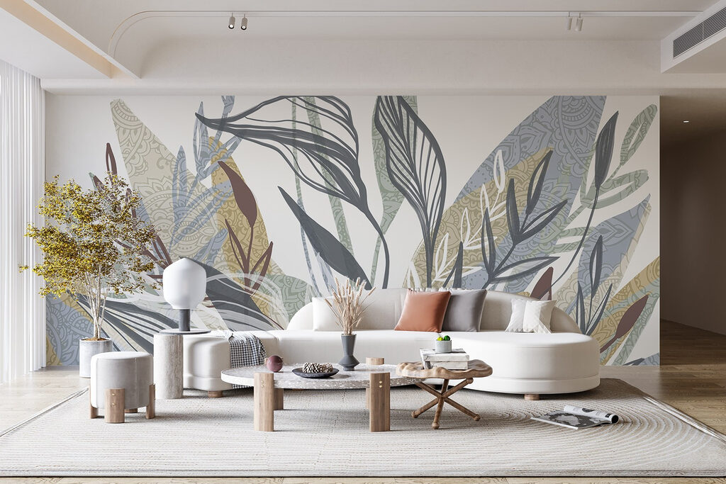 Elegant foliage with intricate patterns Elegant foliage with intricate patterns