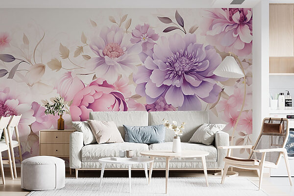 Delicate blooms in soft hues Delicate blooms in soft hues