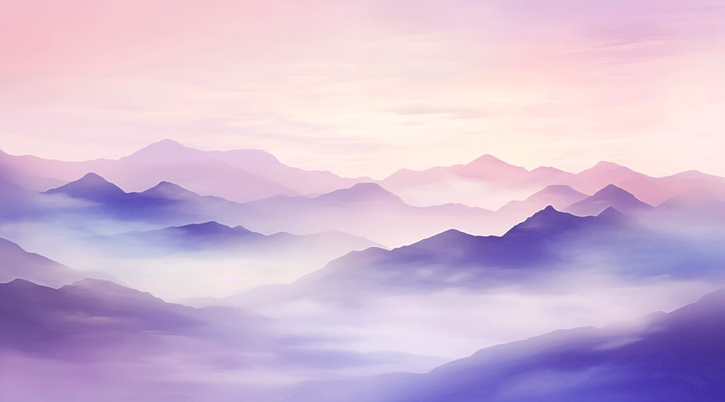Landscape of mountains with clouds Landscape of mountains with clouds