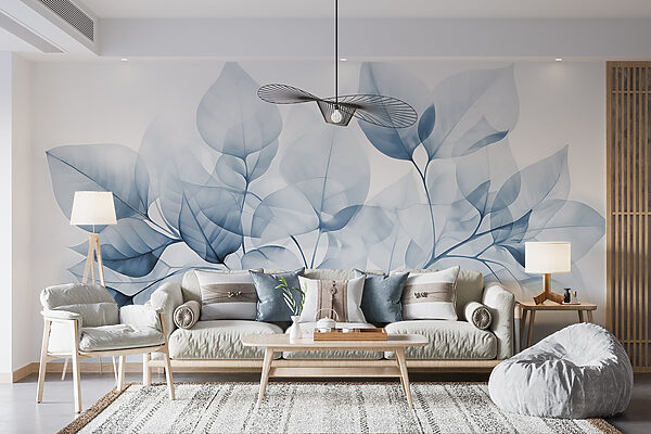 Soft leaves in delicate hues. Soft leaves in delicate hues.