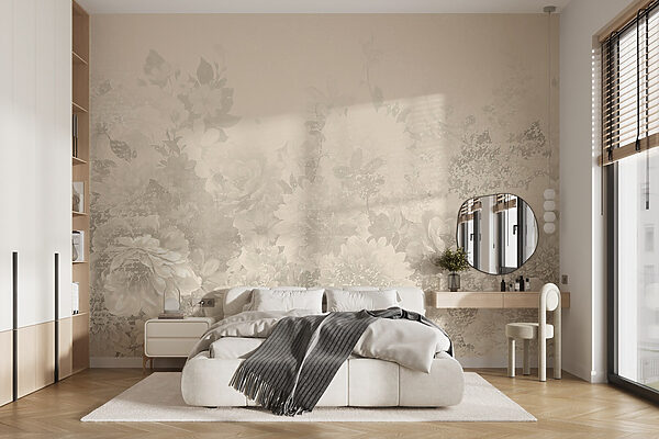 Delicate floral patterns in soft hues Delicate floral patterns in soft hues