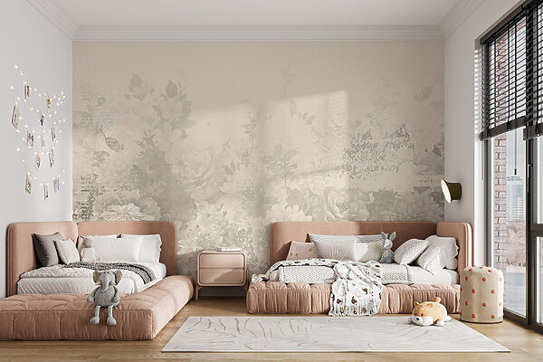 Delicate floral patterns in soft hues Delicate floral patterns in soft hues