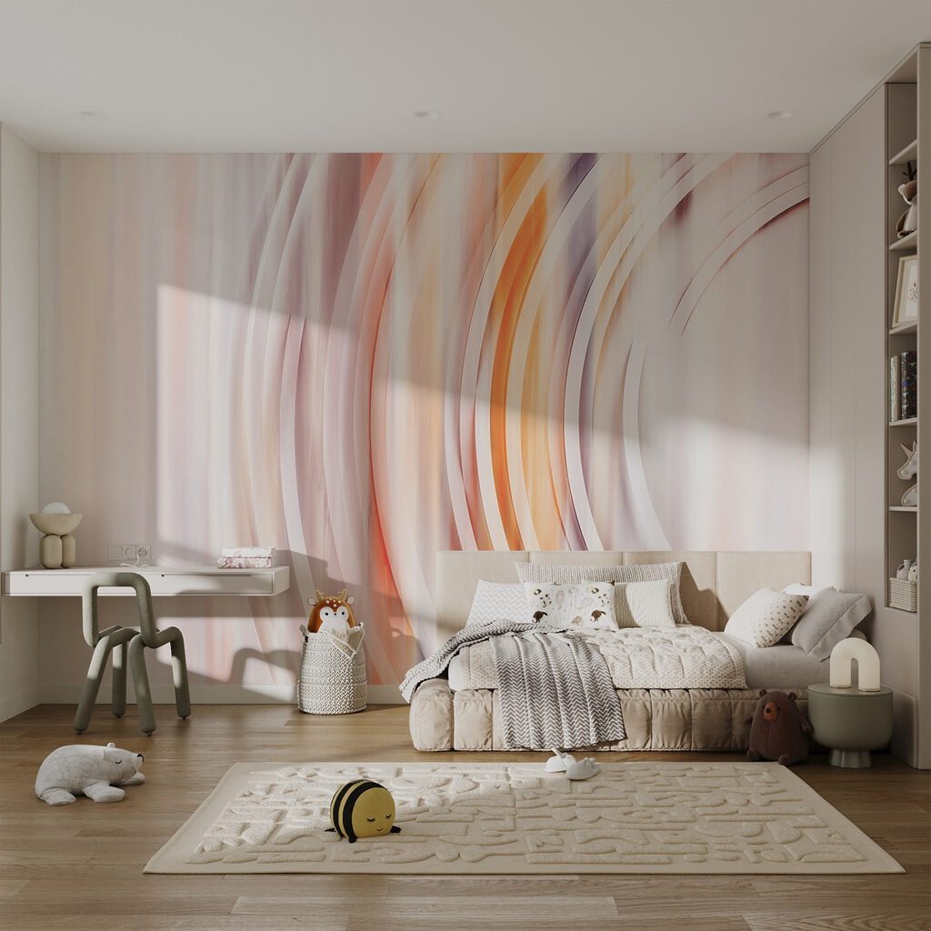 Blurry image of a swirly circle