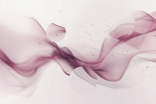 Purple smoke on a white background Purple smoke on a white background