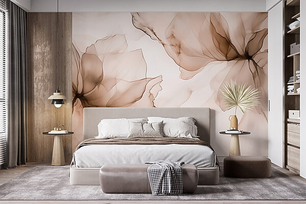 Delicate floral abstract design Delicate floral abstract design