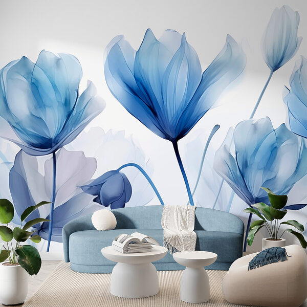 Blue and white flowers Blue and white flowers