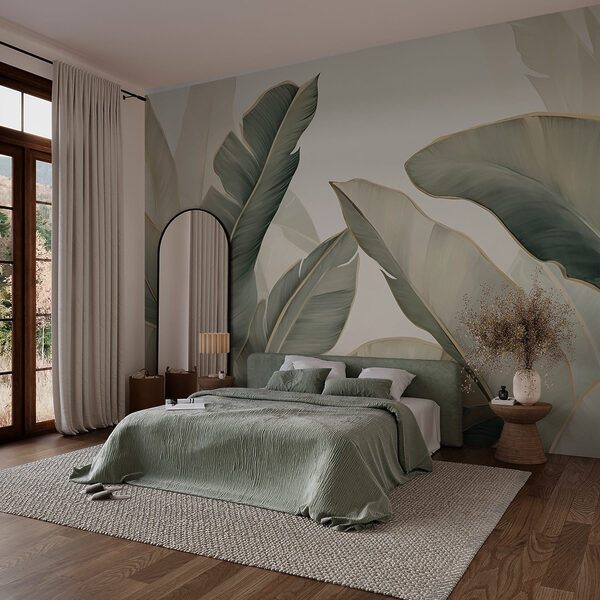 Soft leaves in calming hues. Soft leaves in calming hues.