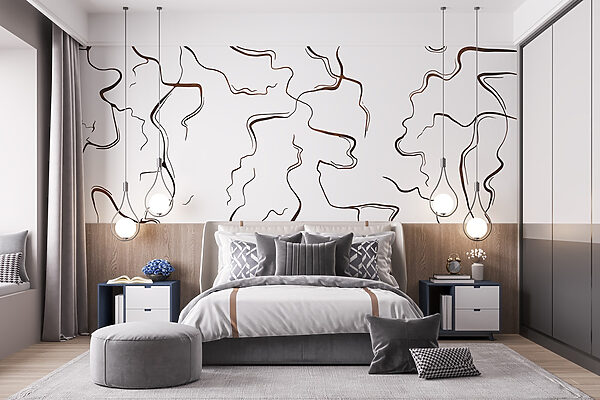 Curves and lines in contrast