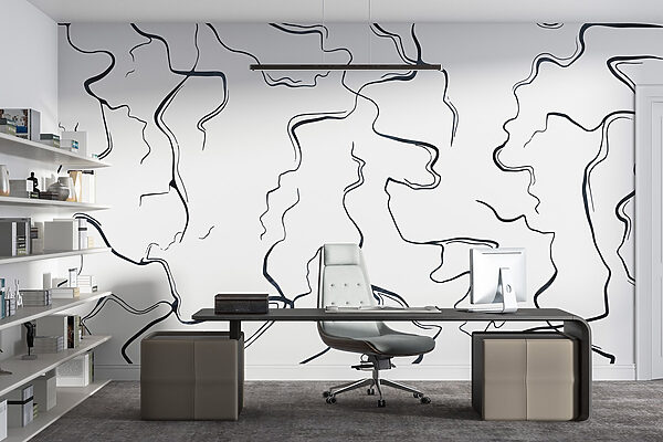 Black and white image of lines w03436v2piw2r 600x400 - Black and white image of lines