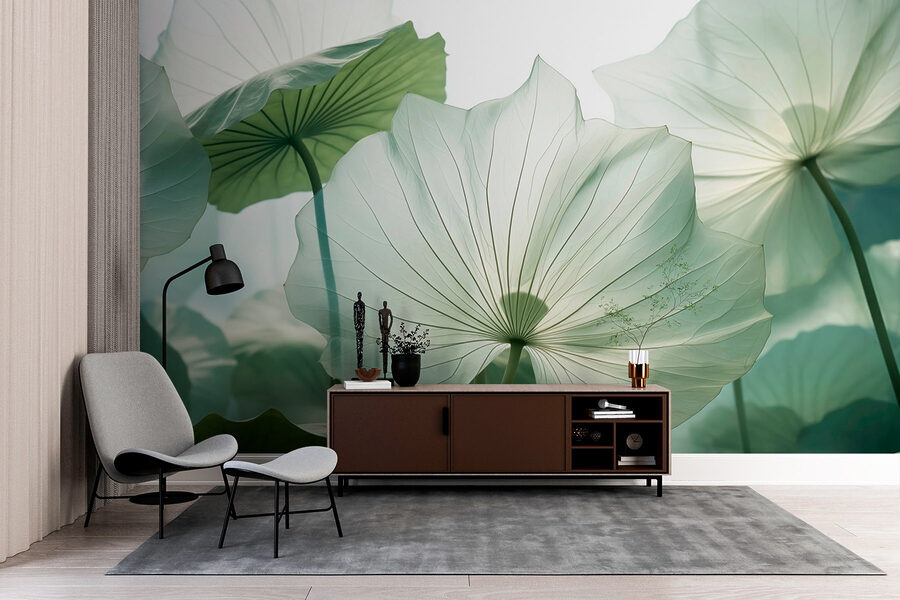 Wall murals Delicate petals against soft light - Image 2