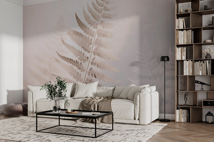 Delicate fern in soft light
