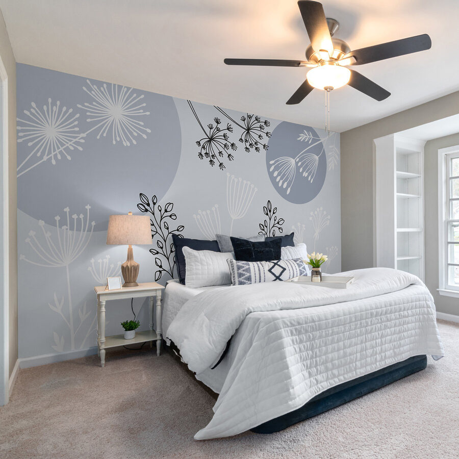 Wall murals Drawing of flowers and plants