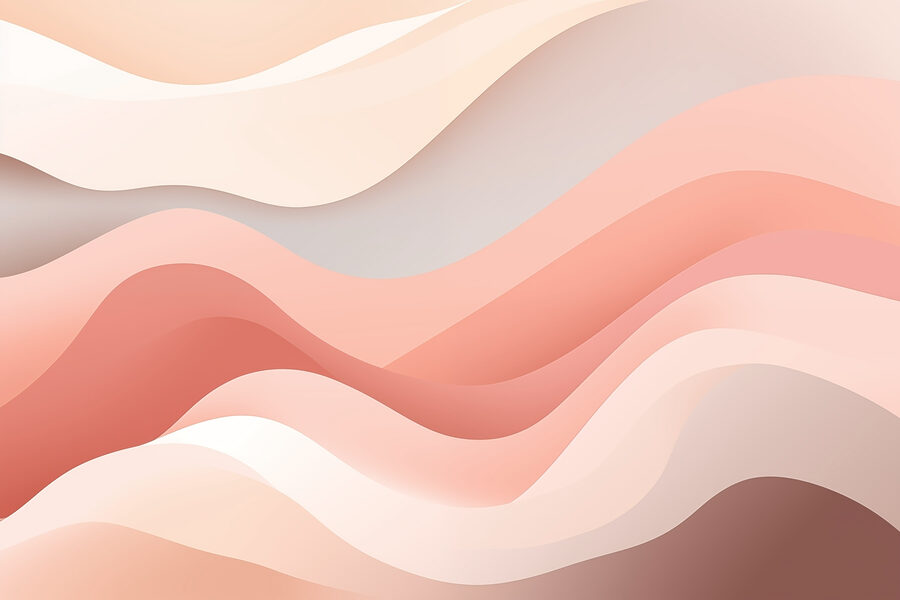 Pink and white wavy lines