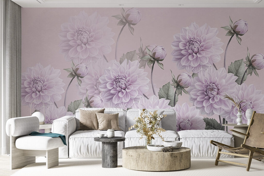 Group of purple flowers Group of purple flowers