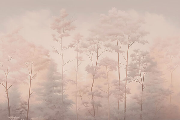 Group of trees with snow on them