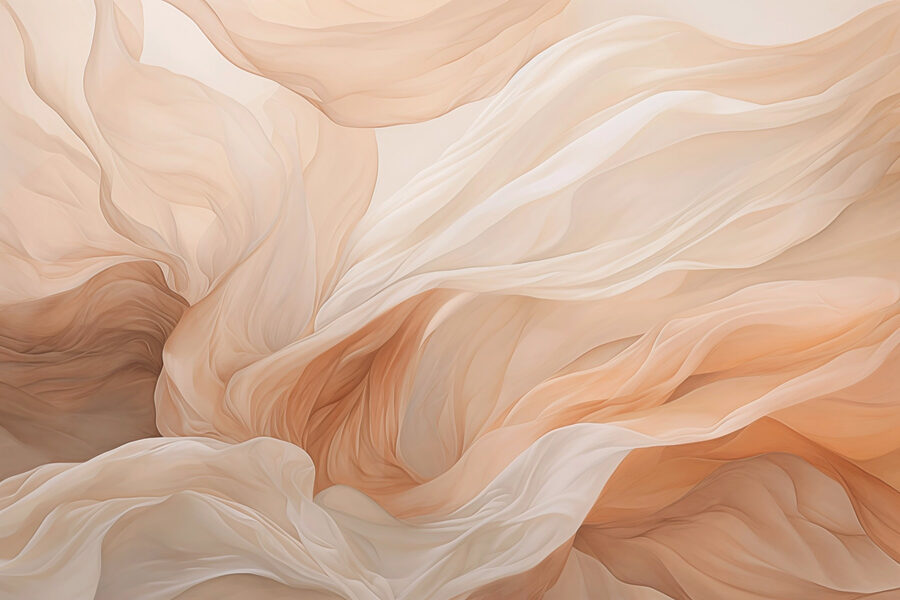 Soft waves of gentle fabric flow.
