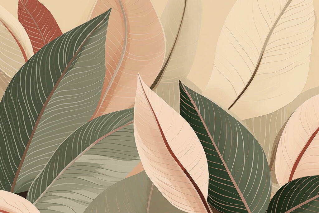 Natural hues of layered leaves Natural hues of layered leaves