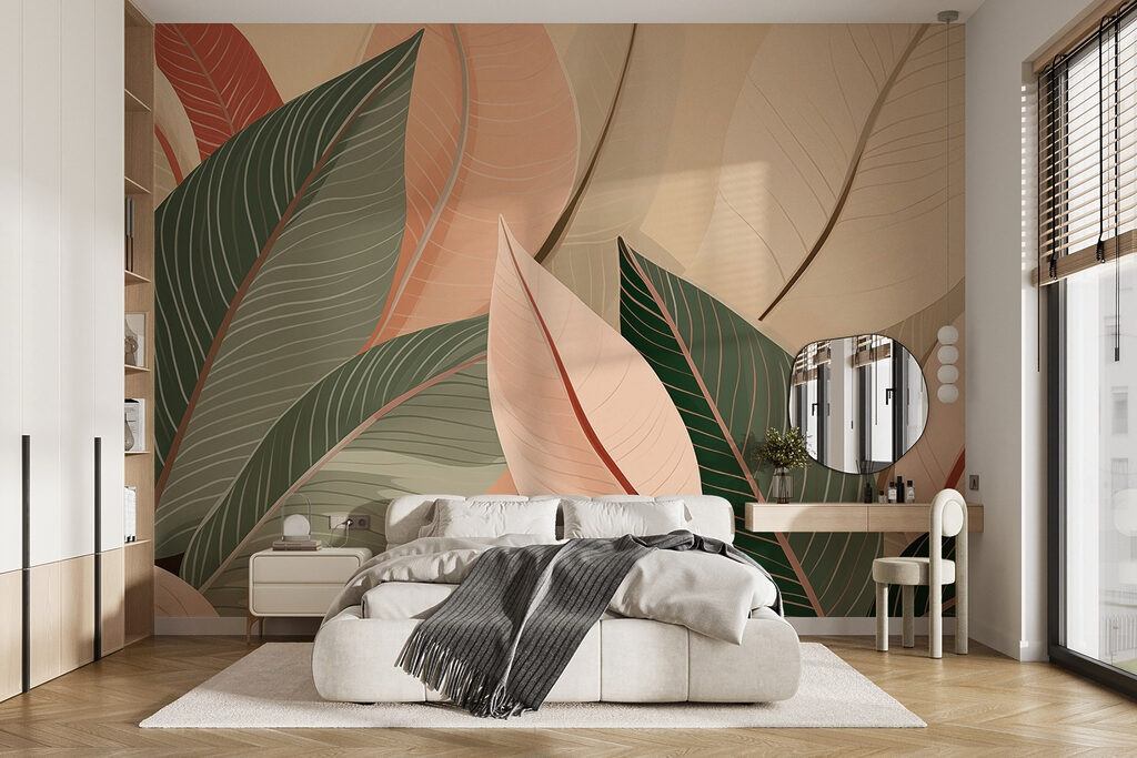 Natural hues of layered leaves Natural hues of layered leaves