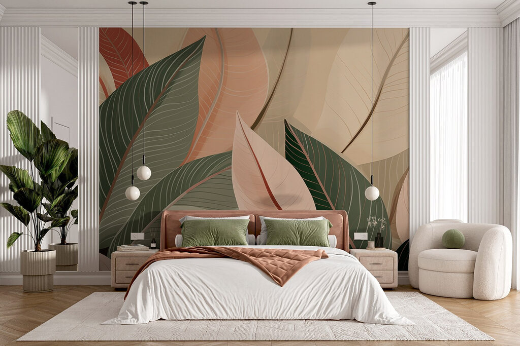 Natural hues of layered leaves Natural hues of layered leaves