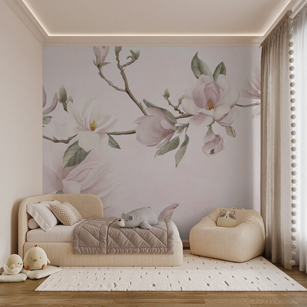 Delicate blooms on soft pastel background Delicate blooms on soft pastel background