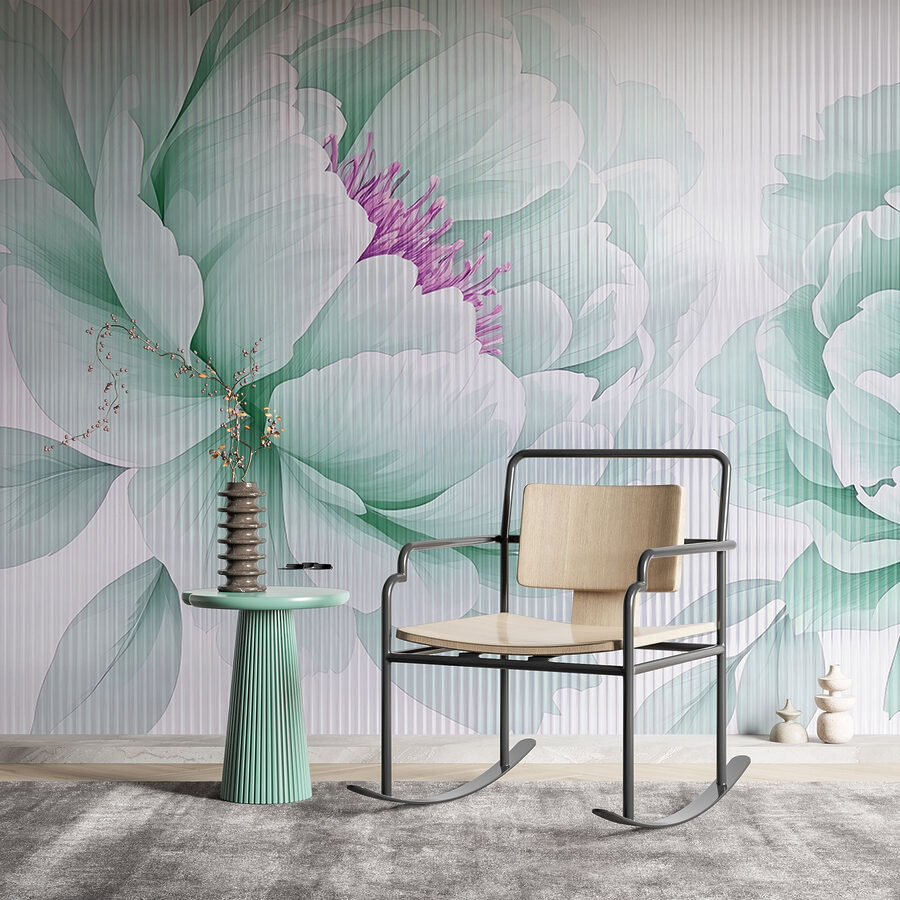Delicate blooms in soft colors