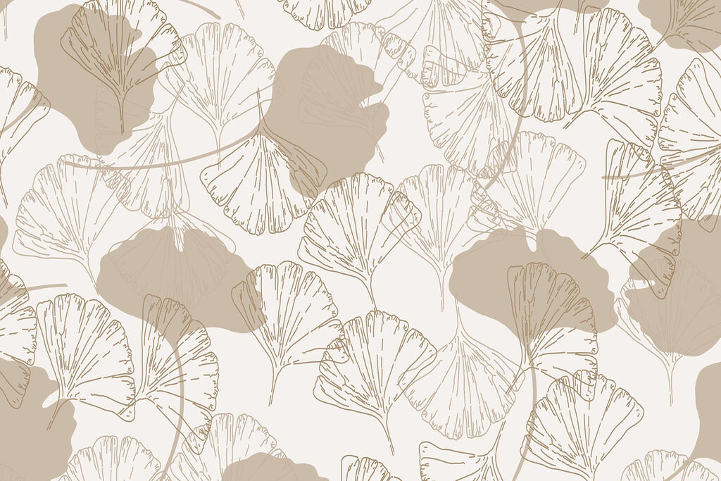 Pattern of leaves on a white background Pattern of leaves on a white background