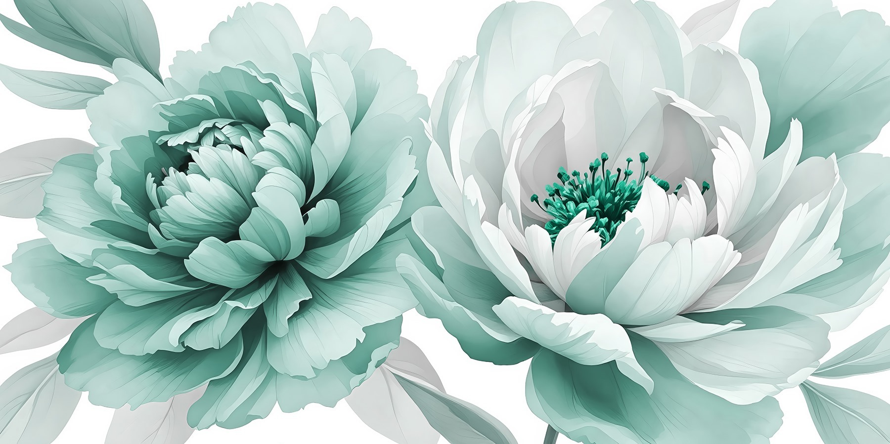 Floral elegance in soft hues