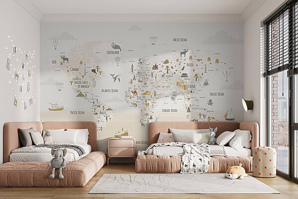 Map of the world Map of the world