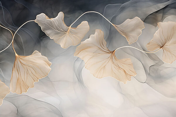 Delicate leaves on soft background Delicate leaves on soft background