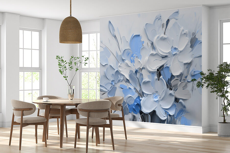 Wall murals Painting of flowers in a vase - Image 4