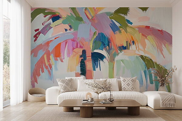 Painting of a palm tree Painting of a palm tree