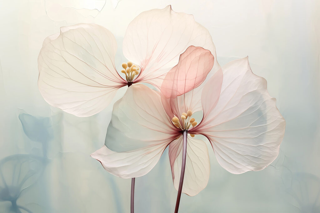 Delicate petals in soft hues Delicate petals in soft hues