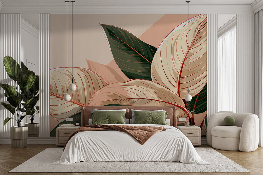 Beautiful foliage in soft colors Beautiful foliage in soft colors