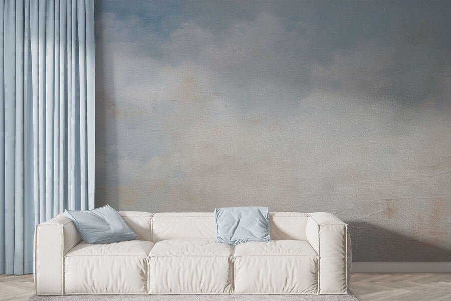 Blue sky with clouds